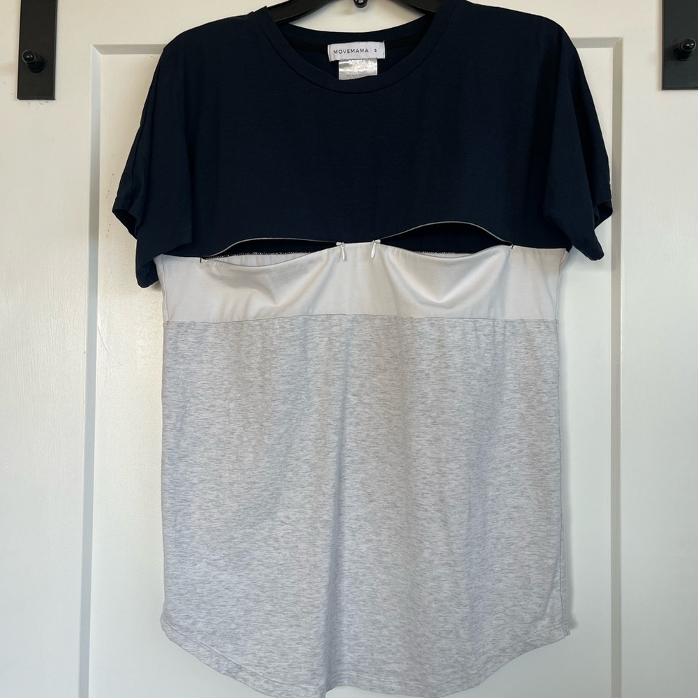 MoveMama Nursing Colorblock Top